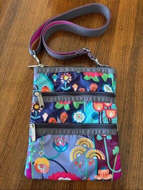 Lesportsac 3 Zip Crossbody with Adjustable Strap